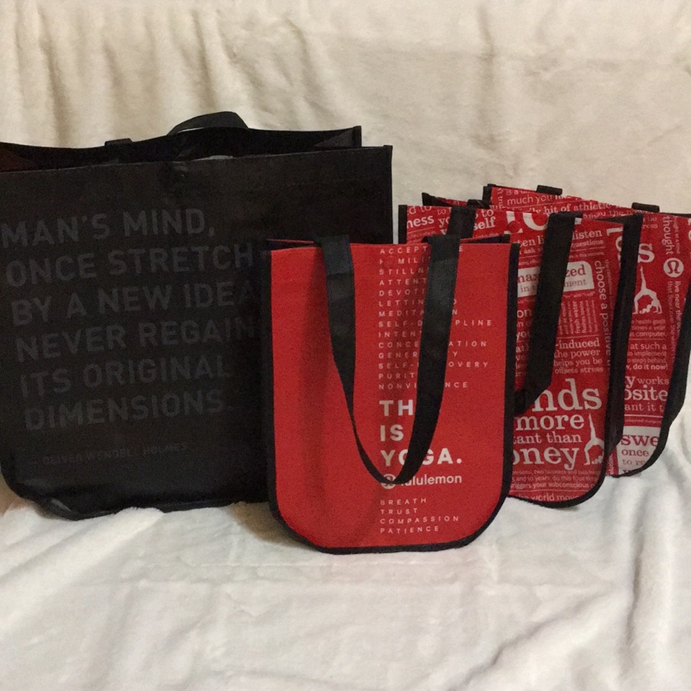 Set of 4 Lululemon Bags